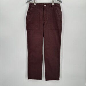 Backcountry Ripstop Ranger Pants in Cold Brew size 8 Women's Fray Ankle Straight